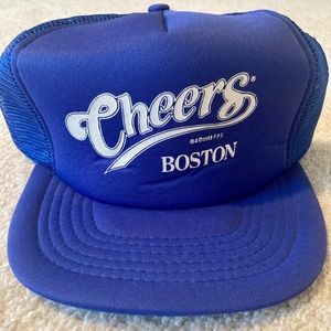 Vintage New Cheers Boston Mesh Baseball Hat OSFA